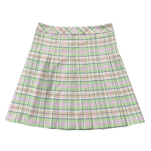 Aritzia Sunday Best Olive Pleated Micro Skirt Size 0 - Picture 2 of 6